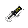 Canbus 1156-P21W- Λαμπες led Αυτοκινητου 12smd 3030-1200lm-12-24vDc Ψυχρο λευκο