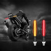 Drl Led Φως Φλας και Φρενων μοτοσικλέτας 24SMD 3020 Chip-Φωτισμός ροής νερού-12vDc αδιάβροχο σετ 2 τεμάχια