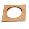SQUARE POLISHED BRASS PLASTIC RING FOR FALKO7S