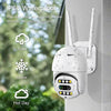 10x Αδιάβροχη Καμερα Ip PTZ με Ανίχνευση κινησης Ανθρώπου auto tracking 2.5 ιντσών Ασύρματο Ptz 1080P Speed Dome Wifi Security Camera
