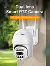 10x Αδιάβροχη Καμερα Ip PTZ με Ανίχνευση κινησης Ανθρώπου auto tracking 2.5 ιντσών Ασύρματο Ptz 1080P Speed Dome Wifi Security Camera