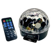 Ασύρματη RGB Disco Μπάλα DMX LED με Χειριστήριο  47723
