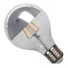 Λάμπα LED E27 G80 Ανεστραμμένου Καθρέπτου 4W 230V 400lm 180° Edison Filament Retro Θερμό Λευκό Ασημί 2700k Dimmable  44015