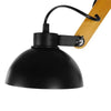 Μοντέρνο Φωτιστικό Οροφής Πολύφωτο Μαύρο Μεταλλικό με Φυσικό Ξύλο Καμπάνα Φ75  OLD SCHOOL 01094