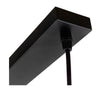 Μοντέρνο Κρεμαστό Φωτιστικό Οροφής Πολύφωτο Μαύρο Μεταλλικό Ράγα  ALFREDA 01242