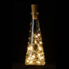 Διακοσμητική Γιρλάντα 20 LED με Ασημένιο Συρμάτινο Καλώδιο 2 Μέτρων Μπαταρίας για Μπουκάλια Θερμό Λευκό 3000k  80802