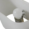 Μοντέρνο Φωτιστικό Τοίχου Απλίκα Δίφωτο Ξύλινο με Λευκό Ματ Γυαλί και Βραχίονα με LED  SUTTON 01316 - ecoinn.gr