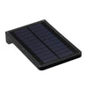 Αυτόνομο Αδιάβροχο IP65 Ηλιακό Φωτοβολταϊκό Φωτιστικό LED Μαύρο με Ανιχνευτή Κίνησης Θερμό Λευκό 3000k  07033