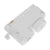 Μονοφασικός Connector 2 Καλωδίων Αντάπτορας Κρέμασης Φωτιστικών για Λευκή Ράγα Οροφής 93122