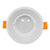 Χωνευτή Στρογγυλή Βάση Αρχιτεκτονικού Φωτισμού για Spot Φ91 Λευκή Κινούμενη  97014