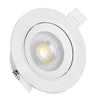 Φωτιστικό LED Spot Οροφής Mini Downlight 5W 230v 450lm 50° με Κινούμενη Βάση Φ9 Θερμό Λευκό 3000k  01880