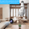 Πανοραμική Έξυπνη κάμερα λαμπτήρα VR 360 μοιρών 1080p ασύρματο wifi backup Smart home