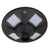 Αυτόνομο Αδιάβροχο IP65 Ηλιακό Φωτοβολταϊκό Φωτιστικό Στύλου / Κολώνας Πλατείας LED 25W με Ανιχνευτή Κίνησης, Αισθητήρα Νυχτός και Ασύρματο Χειριστήριο Θερμό Λευκό 3000k  12118