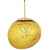 Μοντέρνο Κρεμαστό Φωτιστικό Οροφής Μονόφωτο Γυάλινο Χρυσό Φ36  DIXXON GOLD 01466