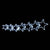 7 STARS 144 LED ΣΧΕΔΙΟ 6m ΜΟΝΟΚΑΝΑΛΟΣ ΦΩΤΟΣΩΛΗΝΑΣ ΨΥΧΡΟ ΛΕΥΚΟ ΜΗΧΑΝΙΣΜΟ FLASH IP44 119x37cm