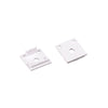 SET OF WHITE PLASTIC END CAPS FOR P28N, 2PCS WITH HOLE