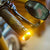 Φωτεινό φλας στο τέλος του τιμονιού Led μοτοσικλέτας Led Λευκό + Κίτρινο DC 12V Moto-Σετ 2τεμ.