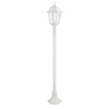 4S PLASTIC FLOOR GARDEN WHITE LUMINAIRE 100CM E27 IP44