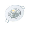 NETTO ROUND WHITE MOV. LED SPOT 6W 6000K 440Lm COB 230V 60° Ra80