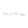 LED LINEAR LUMINAIRE 36W 2900LM 6000K 120° 230V AC IP44 Ra>80 30.000HRS