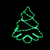 ^ 'TREE' 72 LED ΣΧΕΔΙΟ 3m ΜΟΝΟΚΑΝΑΛ ΦΩΤΟΣΩΛ GREEN IP44 44x51cm 1.5m ΚΑΛΩΔ