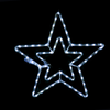 ^ 'DOUBLE STARS' 72 LED ΣΧΕΔΙΟ 3m ΜΟΝΟΚΑΝΑΛ ΦΩΤΟΣΩΛ ΨΥΧΡΟ ΛΕΥΚΟ ΜΗΧΑΝΙΣΜΟ FLASH IP44 55cm 1.5m ΚΑΛΩ