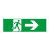 ARROW RIGHT STICKER FOR EXIT/EMERGENCY LIGHTING
