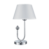 CARMEN TABLE LAMP 1xE27 WHITE/CHROME