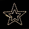 DOUBLE STARS 60 LED ΣΧΕΔΙΟ 2.5m ΜΟΝΟΚΑΝΑΛ ΦΩΤΟΣΩΛ ΘΕΡΜΟ ΛΕΥΚΟ IP44 46cm 1.5m ΚΑΛΩΔ