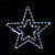 DOUBLE STARS 60 LED ΣΧΕΔΙΟ 2.5m ΜΟΝΟΚΑΝΑΛ ΦΩΤΟΣΩΛ ΨΥΧΡΟ ΛΕΥΚΟ IP44 46cm 1.5m ΚΑΛΩΔ