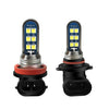 H11 Λαμπτήρες LED 3030 12SMD 2300LM Super Bright H11 LED Αυτοκινήτου-Φώτα ομίχλης-Ψυχρο Λευκο 1 τεμ.