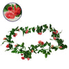 ® 09011 Τεχνητό Κρεμαστό Φυτό Διακοσμητική Γιρλάντα Μήκους 2.2 μέτρων με 32 X Μικρά Τριαντάφυλλα Ροζ Κοραλί