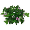 ® 09016 Τεχνητό Κρεμαστό Φυτό Διακοσμητική Γιρλάντα Μήκους 2.2 μέτρων με 33 X Μικρά Τριαντάφυλλα Μωβ Λευκά