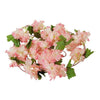 ® 09024 Τεχνητό Κρεμαστό Φυτό Διακοσμητική Γιρλάντα Μήκους 2.2 μέτρων με 18 X Άνθη Κερασιάς Ροζ Σομόν