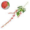 ® 09033 Τεχνητό Κρεμαστό Φυτό Διακοσμητική Γιρλάντα Μήκους 1.1 μέτρων με 3 X Κλαδιά Βιστέρια Κοραλί