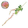 ® 09034 Τεχνητό Κρεμαστό Φυτό Διακοσμητική Γιρλάντα Μήκους 1.1 μέτρων με 3 X Κλαδιά Βιστέρια Ροζ