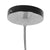 ® MADDY 01602 Vintage Κρεμαστό Φωτιστικό Οροφής Μονόφωτο Καφέ Σκούρο Ξύλινο Ψάθινο Rattan Φ50 x Υ23cm