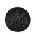 ® OCEANA 01356  Vintage Κρεμαστό Φωτιστικό Οροφής Μονόφωτο Μαύρο Ξύλινο Ψάθινο Rattan Φ20 x Υ20cm