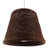 ® PLAYROOM 01333 Vintage Κρεμαστό Φωτιστικό Οροφής Μονόφωτο Καφέ Σκούρο Ξύλινο Ψάθινο Rattan Φ32 x Υ27cm