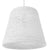 ® PLAYROOM 01562 Vintage Κρεμαστό Φωτιστικό Οροφής Μονόφωτο Λευκό Ξύλινο Ψάθινο Rattan Φ32 x Υ27cm