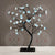 TREE WITH FLOWERS OF SILICONE  36 LED ΛΑΜΠΑΚ ΜΕ ΑΝΤΑΠΤΟΡΑ (24V DC) ΜΠΛΕ IP20 45cm 3m ΜΑΥΡΟ ΚΑΛΩΔΙΟ