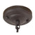 Vintage Industrial Κρεμαστό Φωτιστικό Οροφής Μονόφωτο Σκούρο Καφέ Μεταλλικό Πλέγμα  LINCOLN 01399
