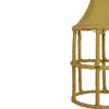 Vintage Κρεμαστό Φωτιστικό Οροφής Μονόφωτο Πλέγμα με Μπεζ Σχοινί Φ22  YUBA 01612