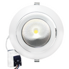 WHITE LED RECESSED MOVABLE LUMINAIRE 30W 4000K 60° 2480LM 230V Ra80